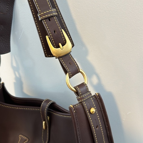 Dooney and Bourke Horseshoe Tote Brown - Picture 2 of 5